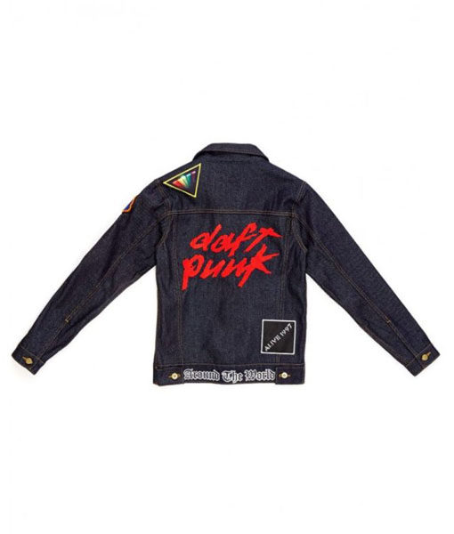 Daft Punk Black Denim Jacket