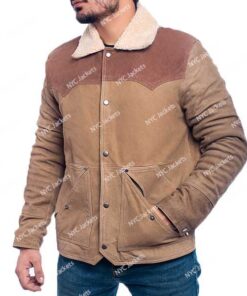 John Dutton Yellowstone Shearling Jacket