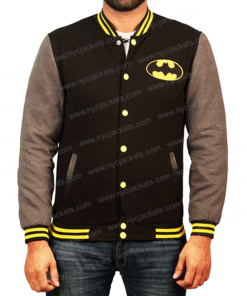 Batman Varsity Jacket With Classic Logo
